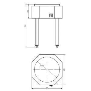 Плита электрическая ROBOLABS ПЭ-1-50МП