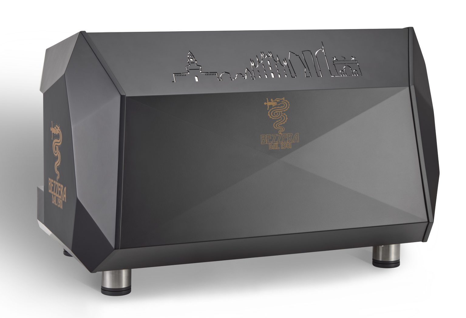 Фото Кофемашина рожковая автоматическая BEZZERA Arcadia DE PID 2GR черная матовая мультифазная 1