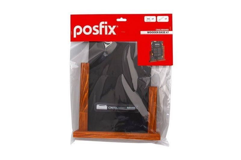 Доска информационная А4 Posfix WOOD BASE №7