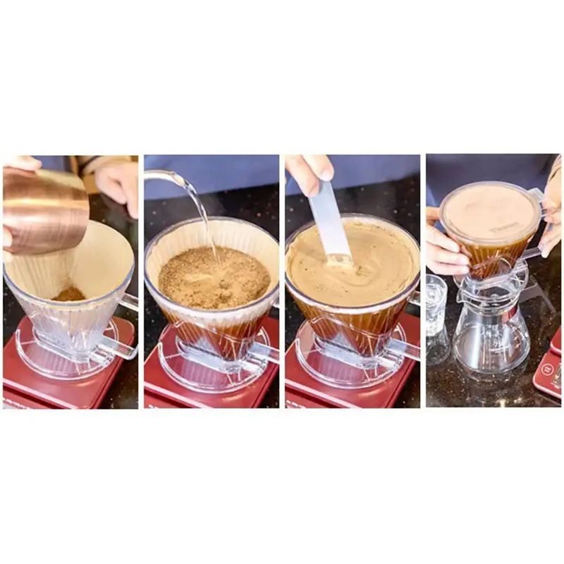 Фото Воронка иммерсионная Tiamo SMART2COFFEE (HG5569В) по системе Клевер, пластик, синяя 6