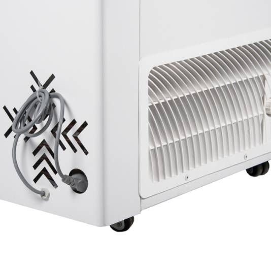 Фото Морозильный ларь Gellar FG 250 C красный 3