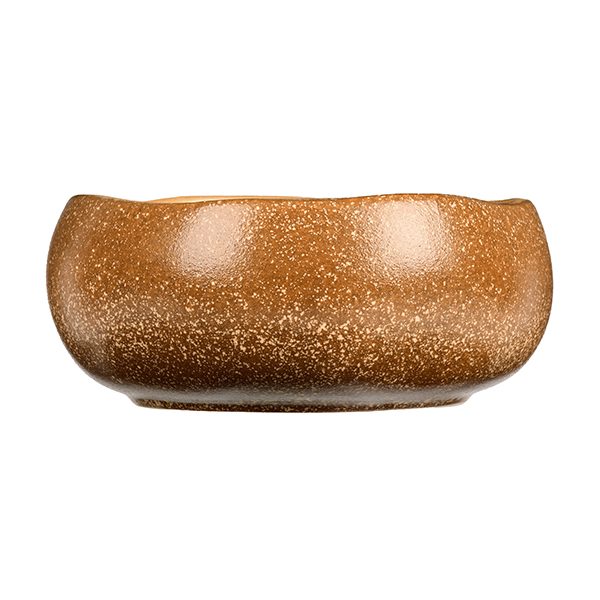 Фото Салатник KunstWerk Eggshell Nature 850 мл, D 170 мм, H 70 мм, коричневый — арт. A24455W1449 3
