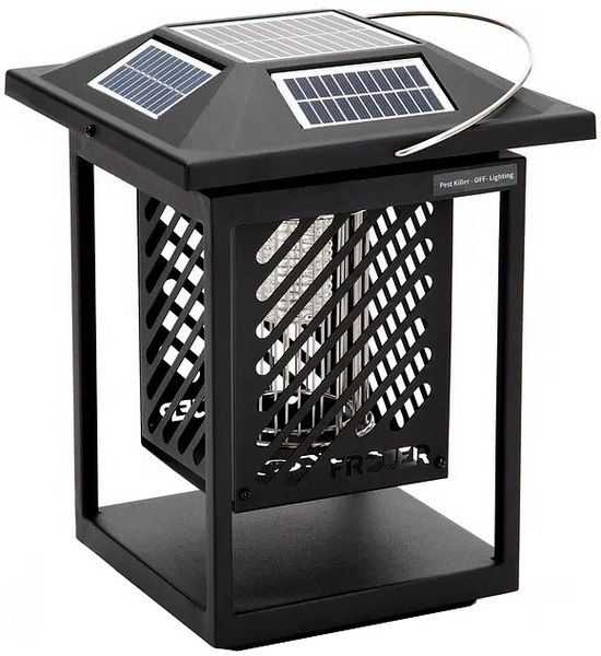Фото Лампа инсектицидная Frojer PRO — арт. DC1 Solar черная 3