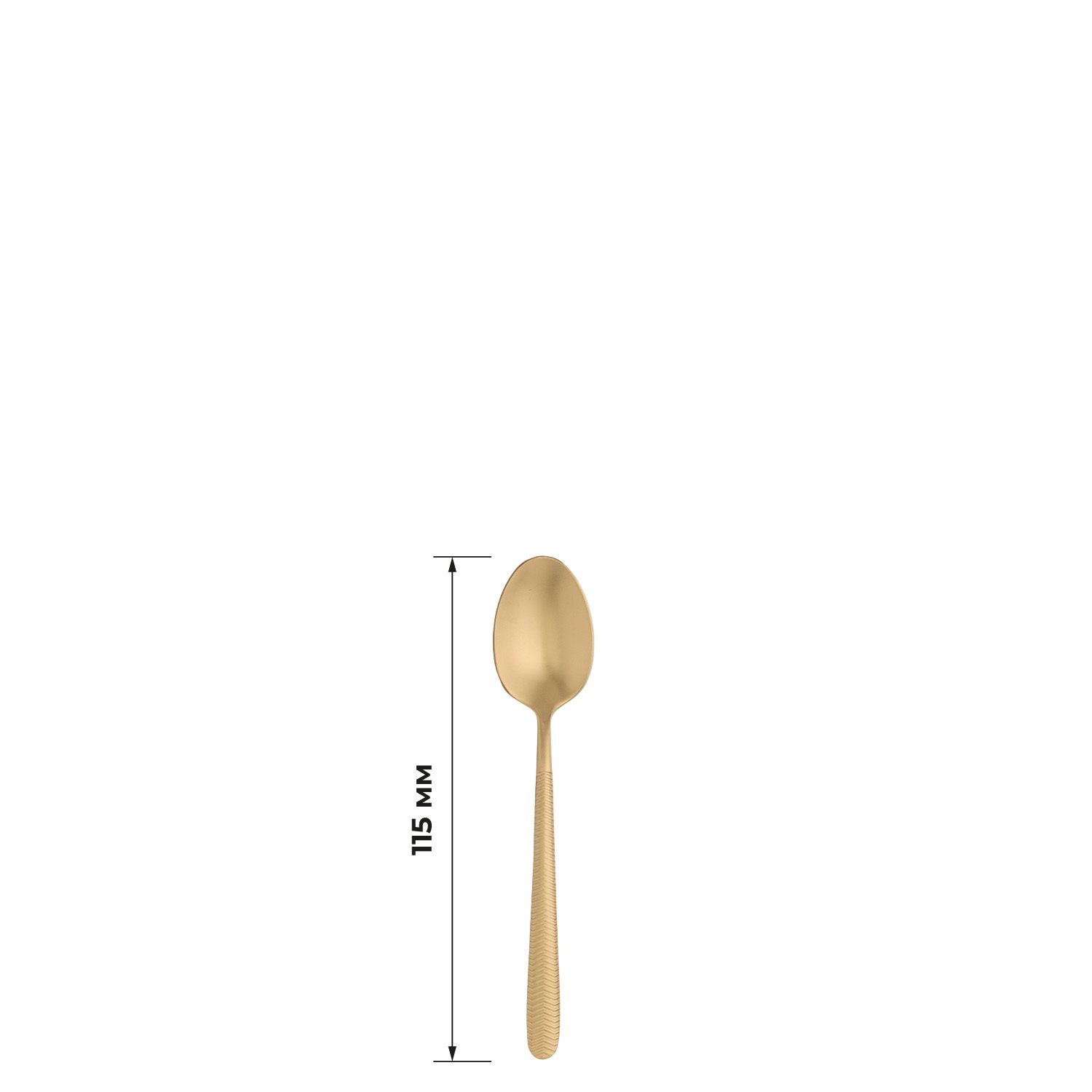 Фото Ложка кофейная Bonna Illusion Mat Gold L 115 мм — арт. 1825ILUO1MGD 4