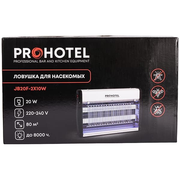 Фото Лампа инсектицидная ProHotel JB20F-2X10W 4