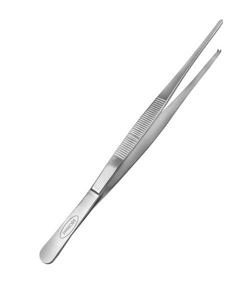 Пинцет MGSteel L 250 мм с зубцами артикул 70419