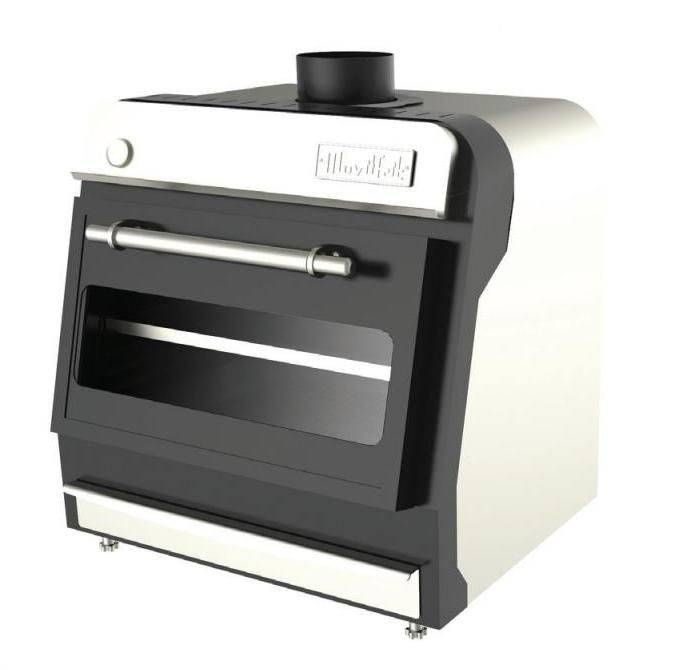 Печь на твердом топливе Movilfrit BR-45 Inox
