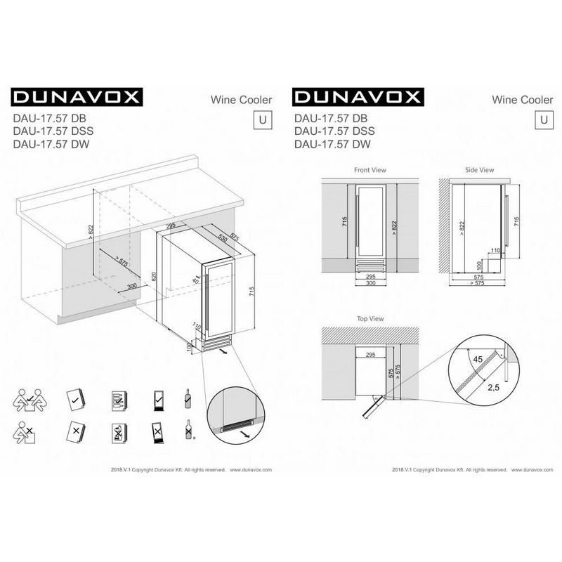 Фото Шкаф винный Dunavox DAU-17.57DB 2