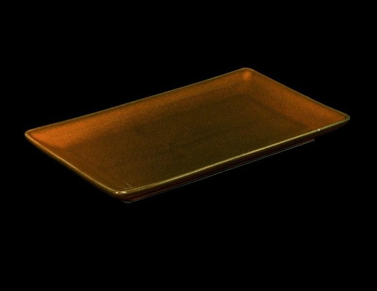 Фото Блюдо Corone Cocorita L 230 мм, B 135 мм, H 20 мм оранжевое — арт. фк8801 2