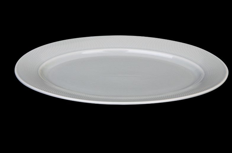 Фото Блюдо Corone Rosenthal L 310 мм, B 220 мм голубое — арт. фк9906 1