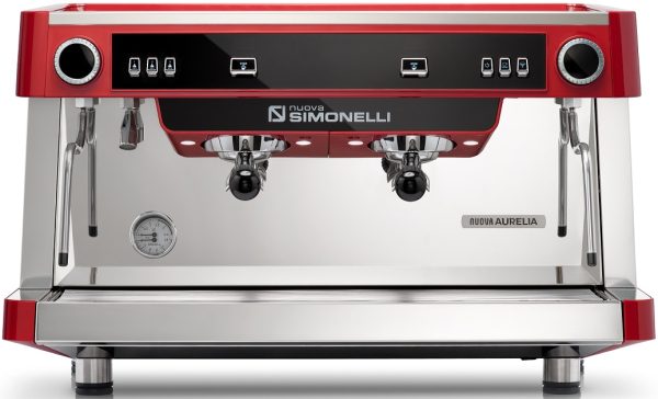 Фото Кофемашина рожковая полуавтоматическая Nuova Simonelli NUOVA red + high groups + Group Display 1