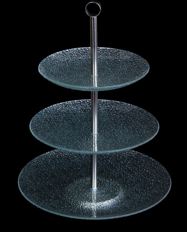 Фото Этажерка Corone Aqua 3-х ярусная D 210/250/300 мм — арт. кт0171 7
