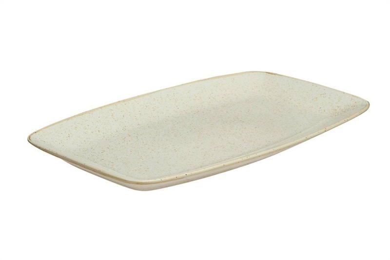 Фото Тарелка прямоугольная Porland Seasons Beige 31*18 см 118331 — арт. 118331 бежевый 1
