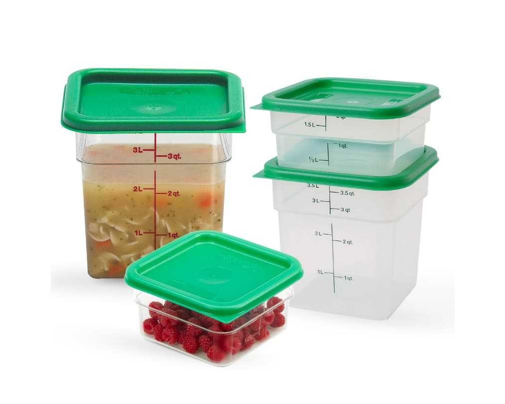 Фото Крышка для контейнеров Cambro полиэтилен, зеленый, для арт. 2SFSPP, 4SFSPP, 2SFSP — арт. SFC2 452 1