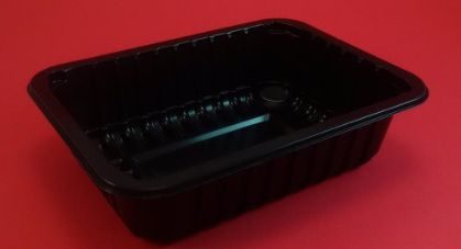 Контейнер под запайку PP 187х137х50 черный 480 шт