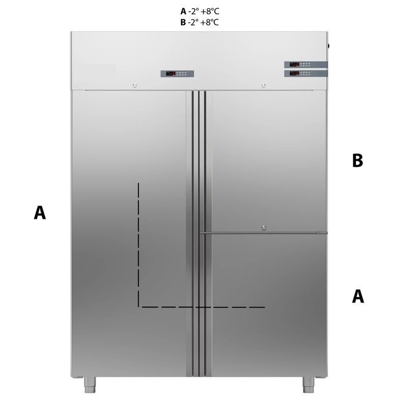 Фото Шкаф универсальный Apach Chef Line LCK140N2P1D3 1