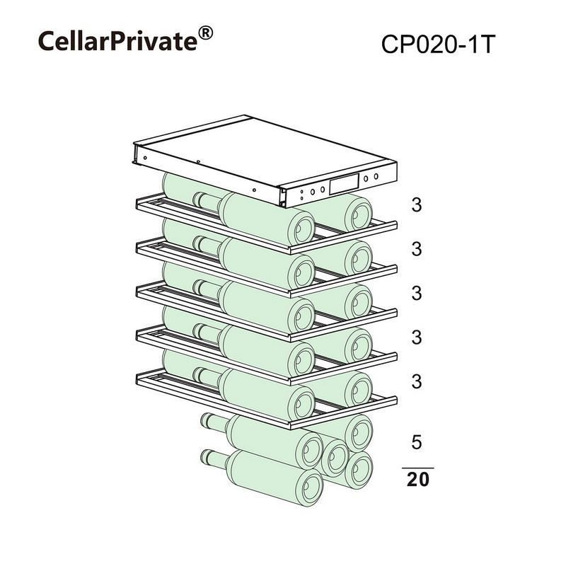 Фото Шкаф винный Cellar Private — арт. CP020-1T 8