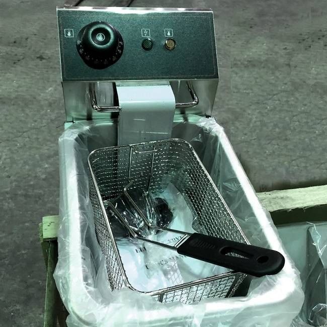 Фото Фритюрница электрическая Hualian Machinery HEF-4L 2