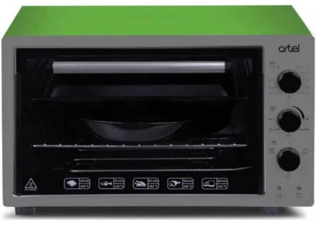 Фото Мини-печь ARTEL LUX серо-зеленый Ronda — арт. MD-3618 2