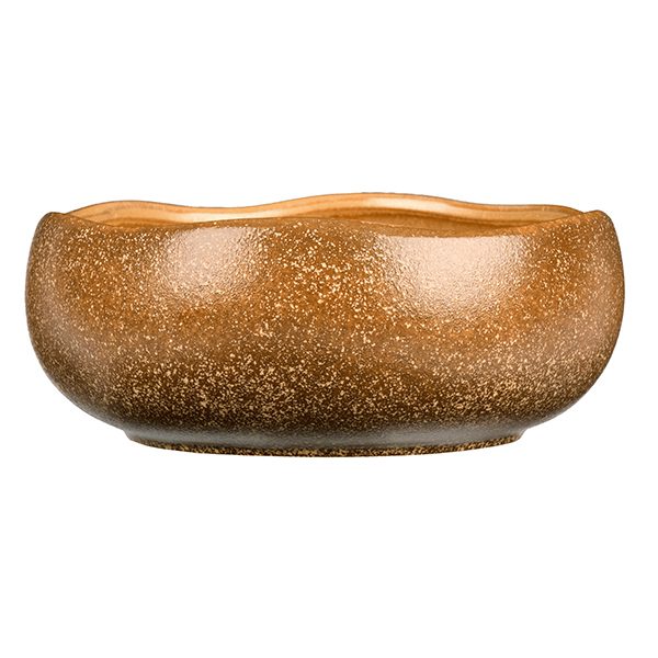 Фото Салатник KunstWerk Eggshell Nature 1300 мл, D 196 мм, H 80 мм, коричневый — арт. A24456W1449 4