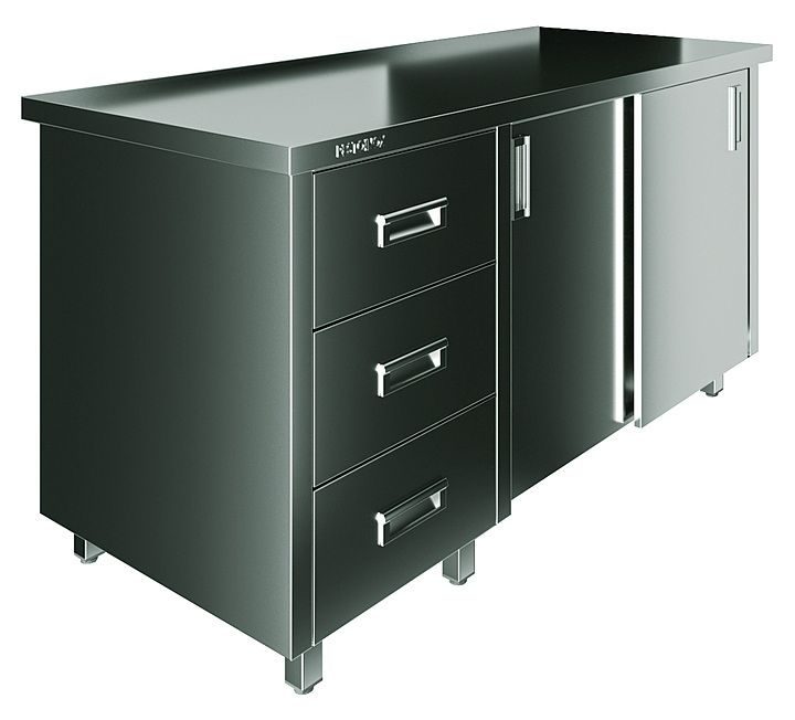 Стол-тумба закрытый RESTOINOX СПКЗЯ-15/7-Л