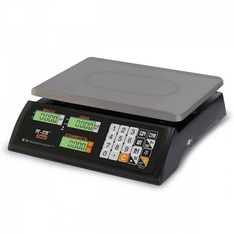 Весы MERTECH M-er 327 ac-32.5 Ceed LCD Черные
