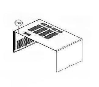 Корпус для СВЧ печи HURAKAN HKN-WP900/HKN поз. P18