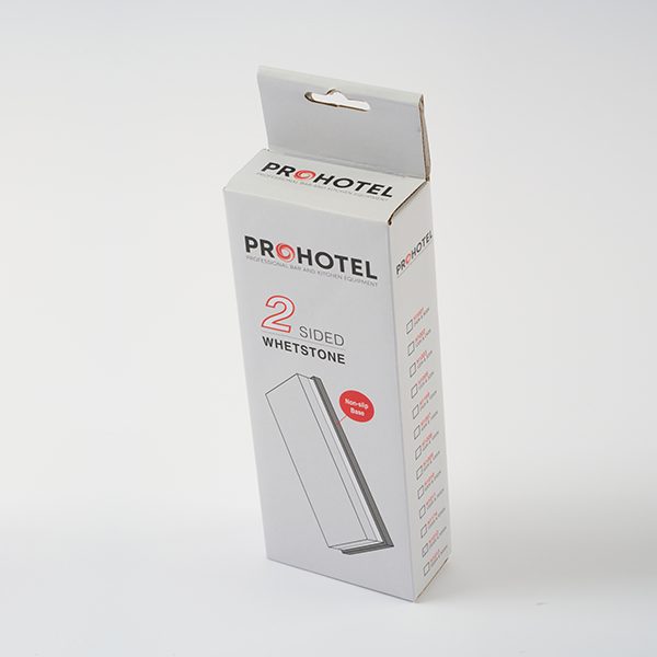 Фото Камень точильный ProHotel H1012 абразивность 2000/5000, белый/голубой артикул 4130824 3