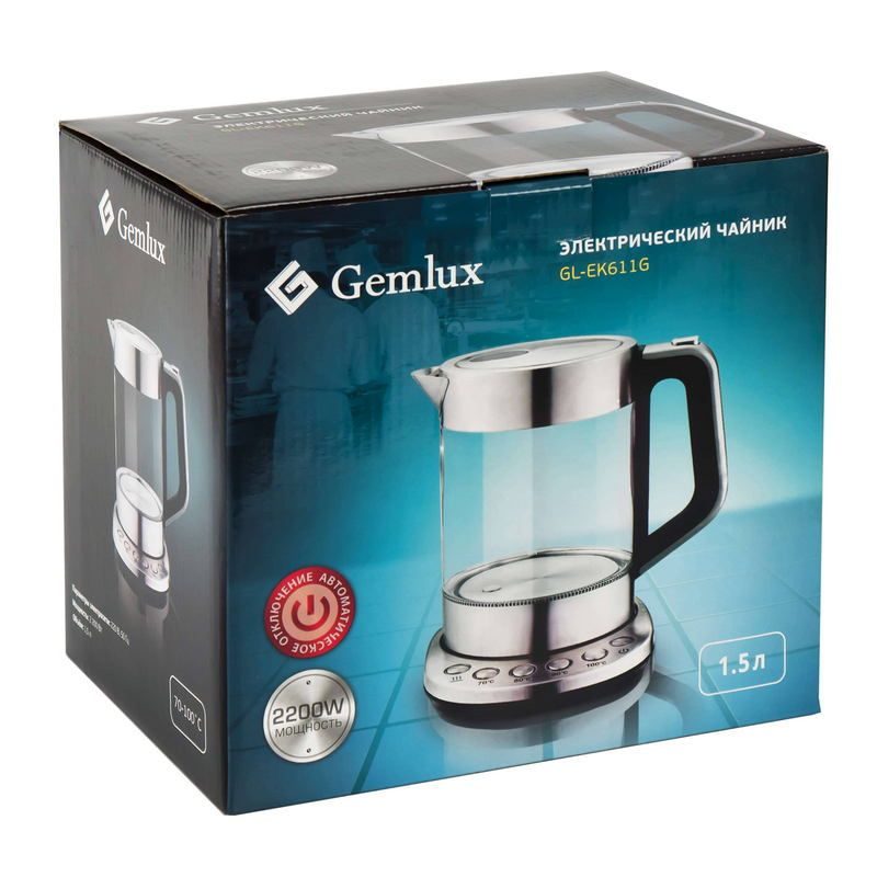 Фото Чайник электрический Gemlux GL-EK611G 3