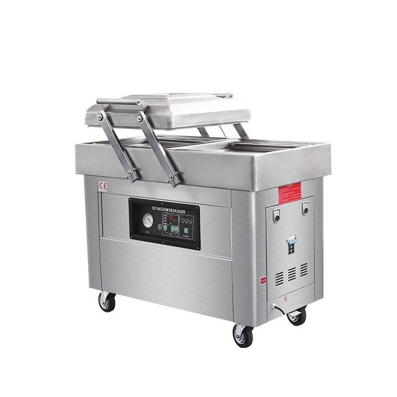 Фото Упаковщик двухкамерный Hualian Machinery DZ-400/2SB SS (нерж.) 2