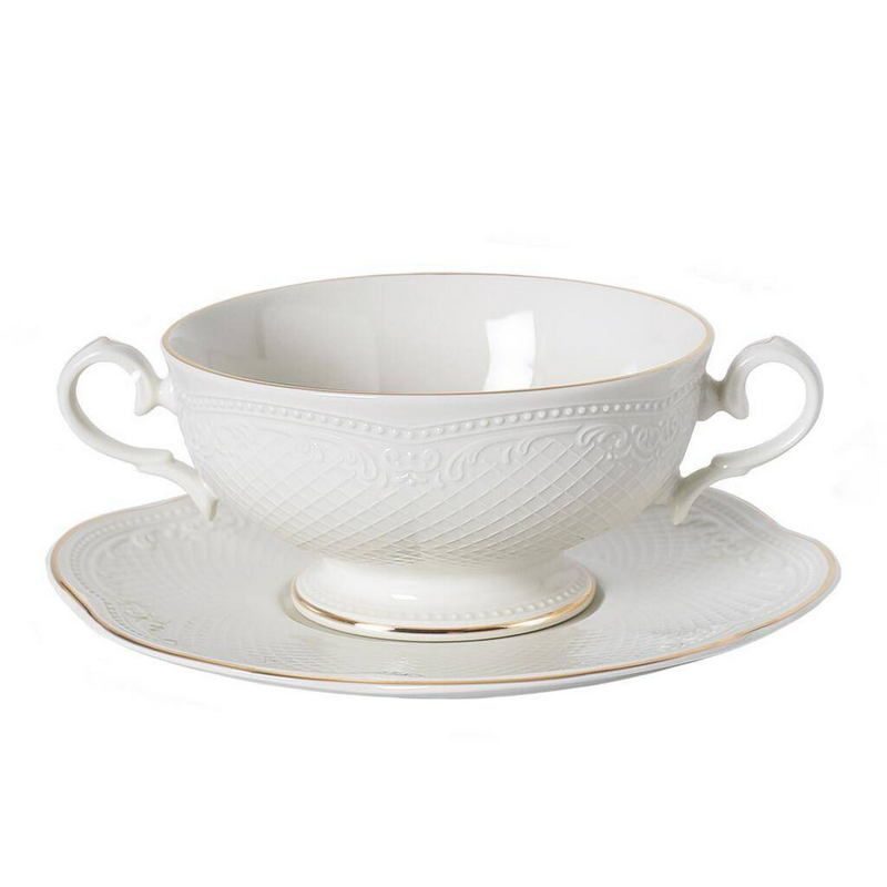 Бульонница Noble Aristocrat 313602/313010-Gold