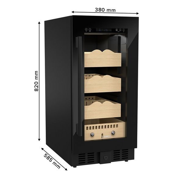 Фото Шкаф для сигар Libhof BR-300 Black — арт. libbr300b 17
