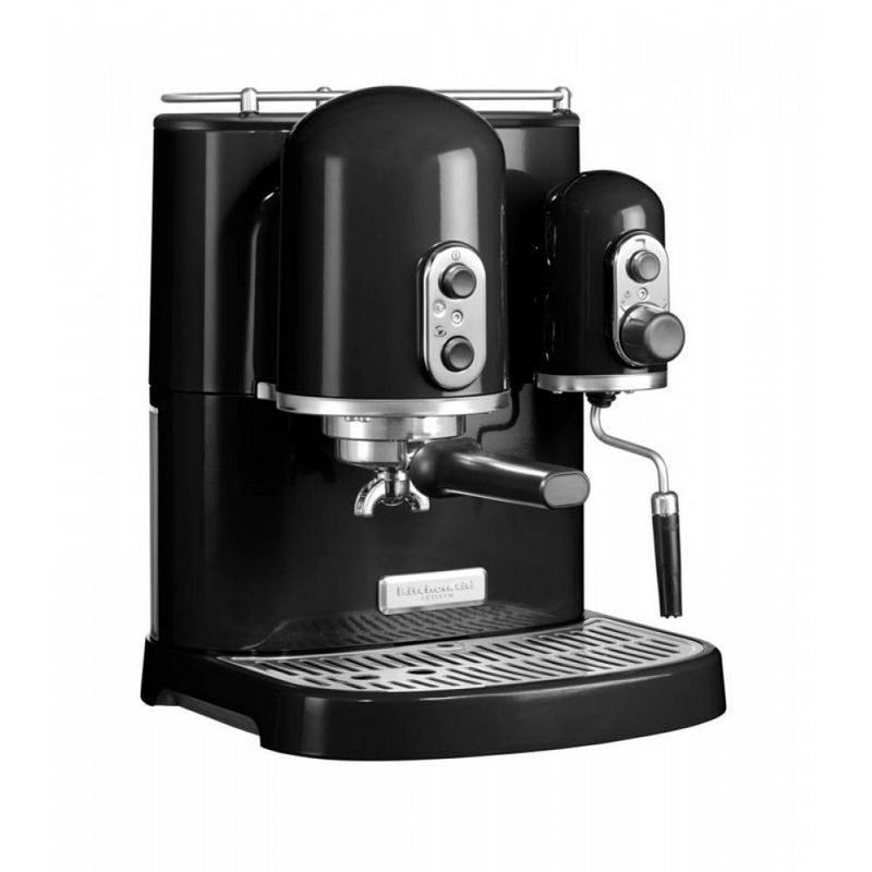 Фото Кофемашина рожковая KitchenAid Artisan 5KES2102EOB Espresso черная 2