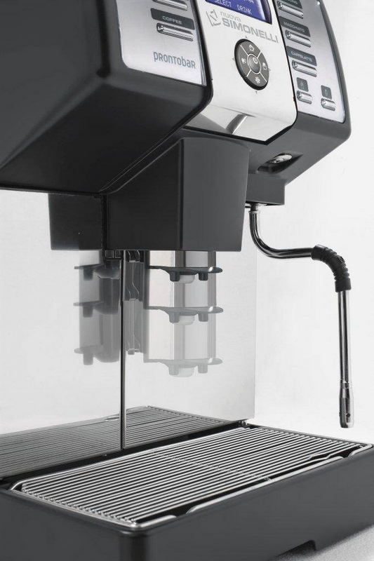 Фото Кофемашина суперавтомат Nuova Simonelli Prontobar 2 grinders AD black + Russian LCD 3