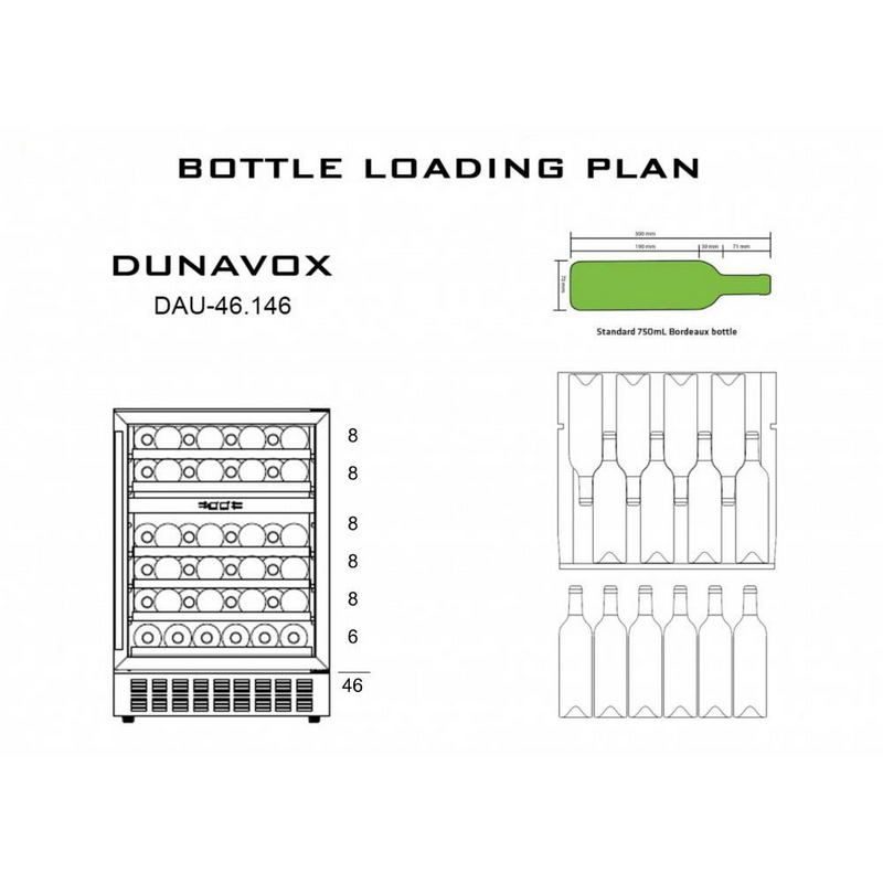 Фото Шкаф винный Dunavox DAU-46.146DB 1