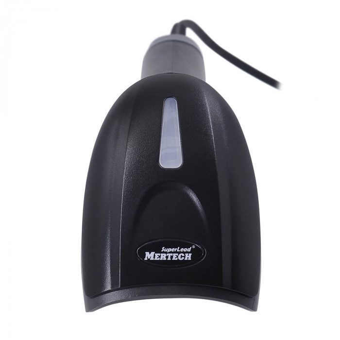 Фото Ручной сканер штрих-кодов MERTECH 2310 P2D USB, USB эмуляция RS232 black 3m cable 1