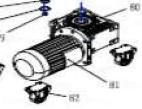 Редуктор для тестомеса HURAKAN HKN-30CN2V