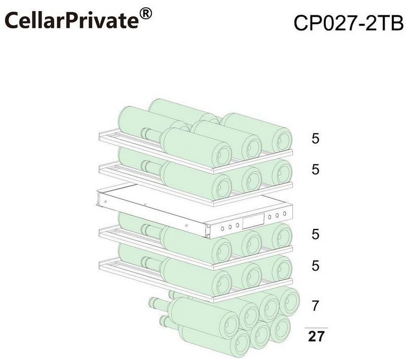 Фото Шкаф винный Cellar Private — арт. CP027-2TB 12