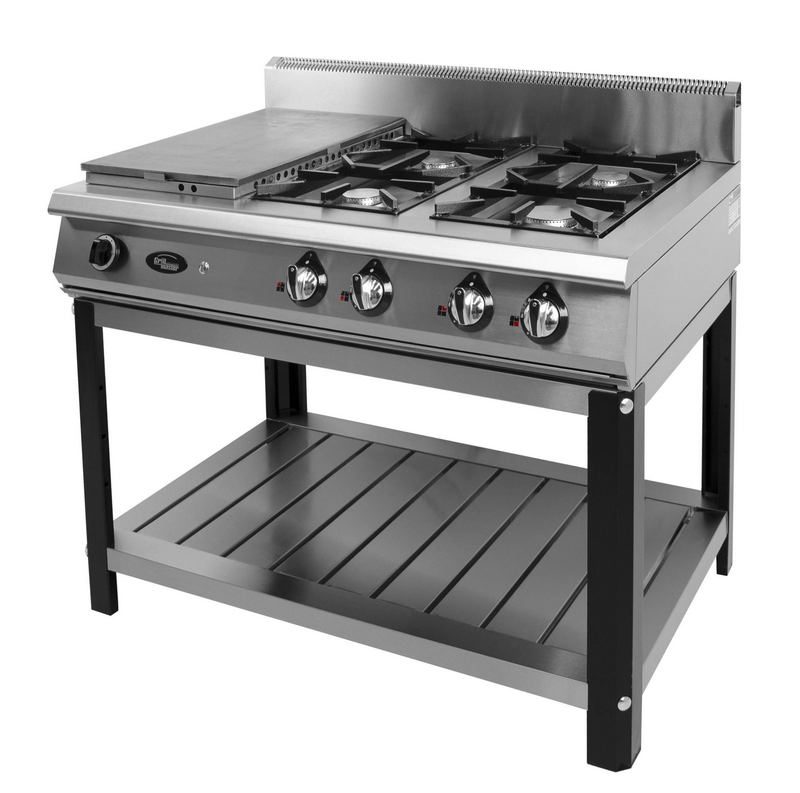 Плита газовая GRILL MASTER (1 + 4) (на подставке)