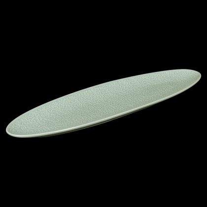 Фото Блюдо овальное Corone Nori 17'' 440х140х23 мм, зеленый [LQ-QK15294-GRE] — арт. фк5627 1