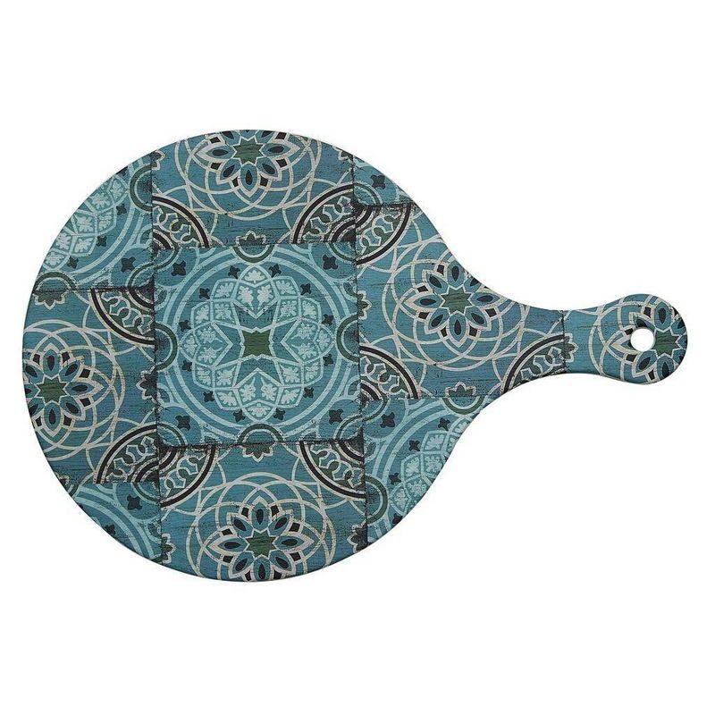 P.L. Proff Cuisine Damask Blue L 370 мм Доска