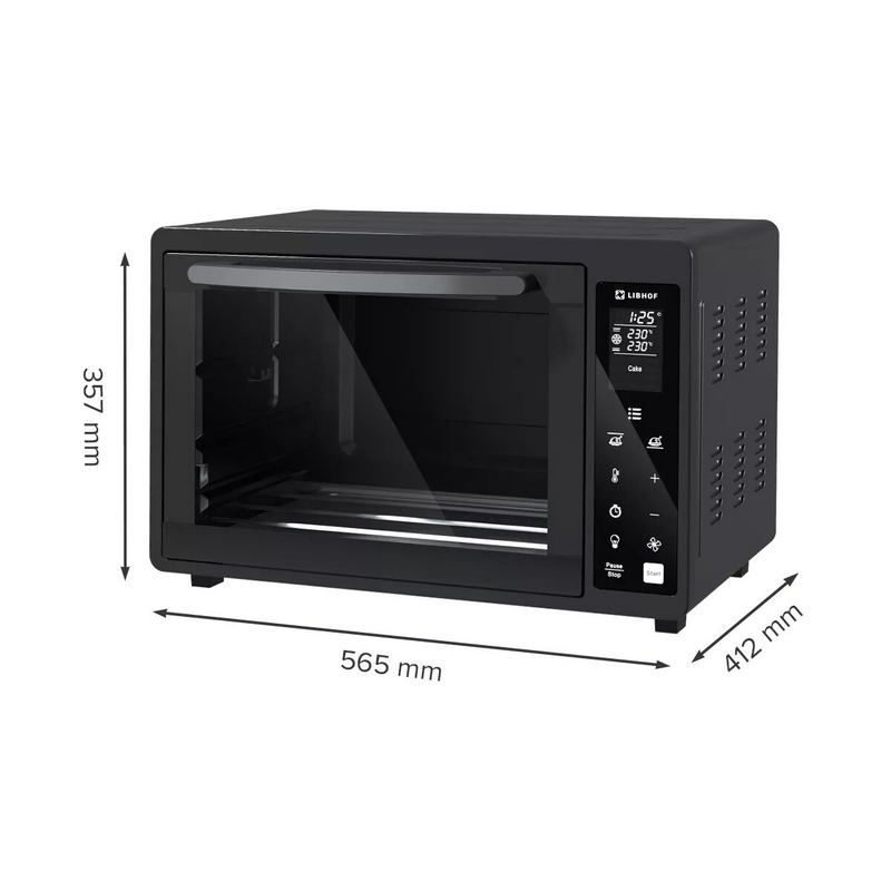 Фото Мини-печь Libhof OVX-46 black — арт. libovx46 2