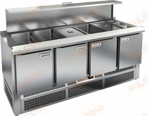 Стол для салатов HICOLD SLE3-1111GN полипропилен