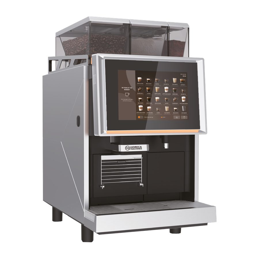 Кофемашина суперавтомат Y580C, 1G, 2P, Silver