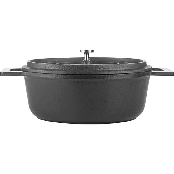 Фото Кастрюля для запекания ProHotel Ember Cast Matt 15701-18B 0,8 л, черный артикул 3051917 2