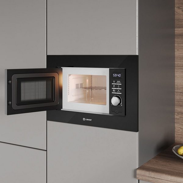 Фото Печь микроволновая встраиваемая Libhof MOS-2120 black — арт. libmos2120b 10