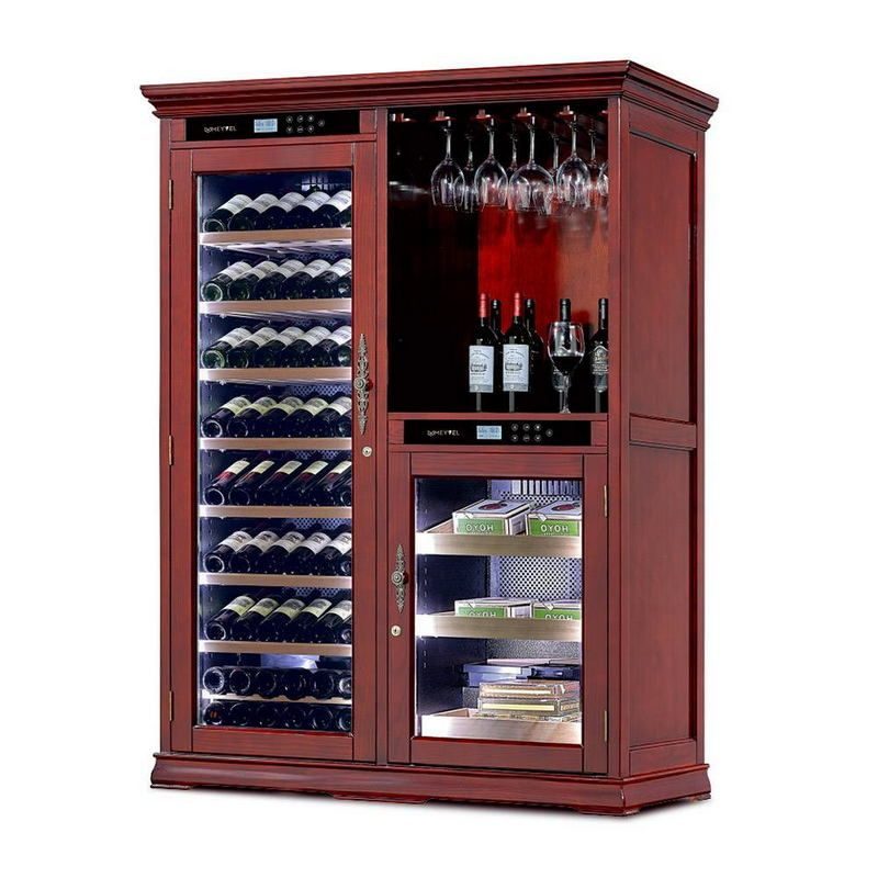 Шкаф винный Meyvel MV108-WM2-BAR-HUM-C