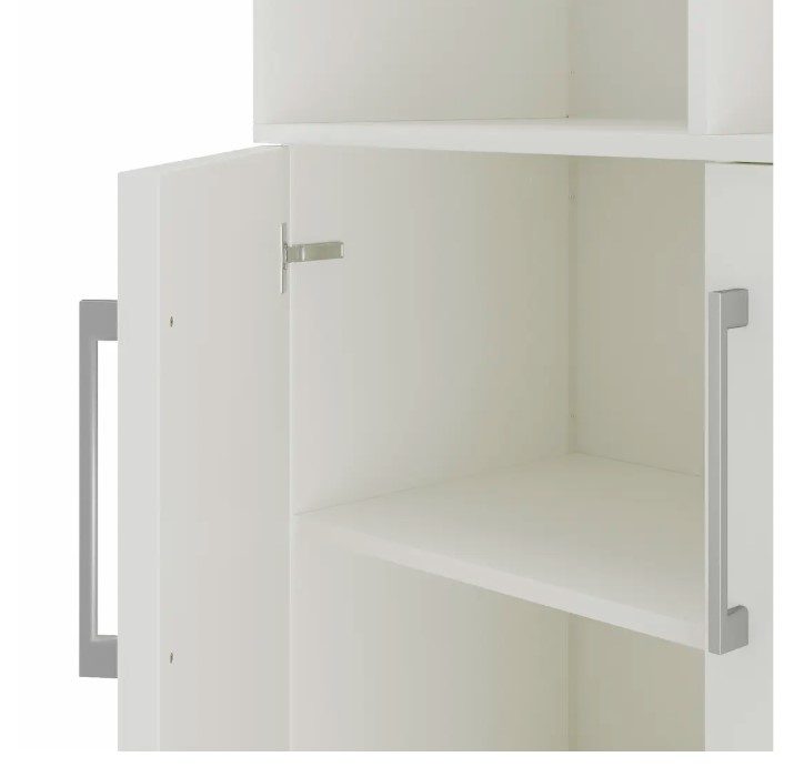 Фото Шкаф распашной КОБОР HR/3/3-90/40/M white/premium 2