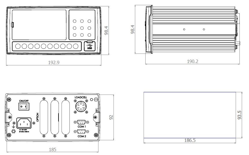 Фото Весовой индикатор CAS CI-600D 1
