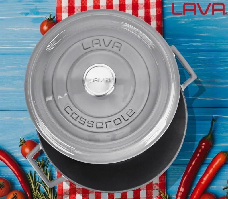 Кастрюля LAVA Premium 6, 71 л LV Y TC 28 PR K2 GR